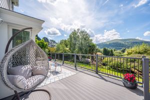 Decked Terrace and View- click for photo gallery